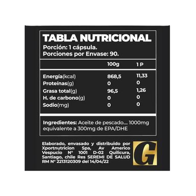 OMEGA 3 90 CAPSULAS - GREATLHETE - 2