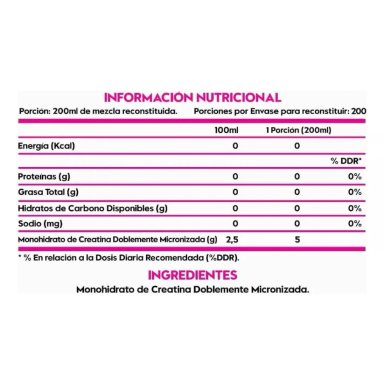 CREATINA MONOHIDRATO SIN SABOR 1KG 200SV - ITALO GROTTINI - 2