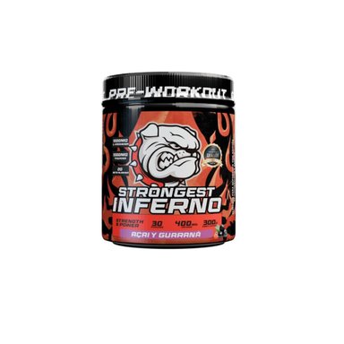 PRE- ENTRENO INFERNO 300GR ACAI Y GUARANA - STRONGEST - 1
