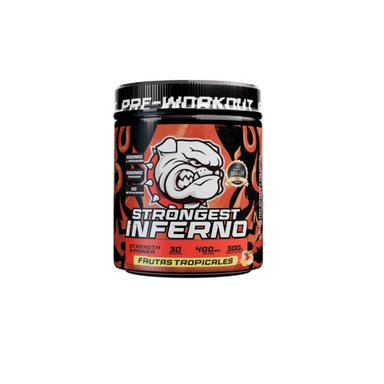 PRE- ENTRENO INFERNO 300GR FRUTAS TROPICALES - STRONGEST - 1