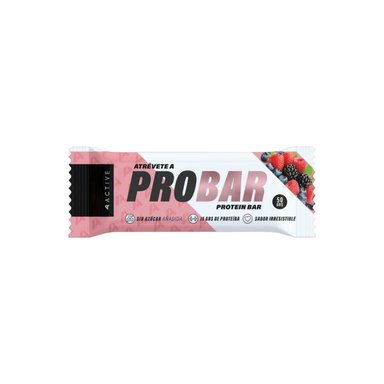 BOX 16 BARRAS PROBAR PROTEIN BAR FRUTOS EN COLOR ROJOS - 4ACTIVE - 2