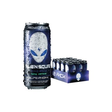 PACK X12 PRE ENTRENO LIQUIDO SUPERNOVA 473ML - ALIEN SQUAD ENERGY - 1