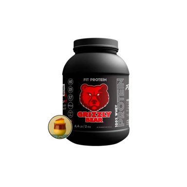 PROTEINA GRIZZLY BEAR GRIZZLY 100 % WHEY 2KG 60SV LECHE ASADA - 1