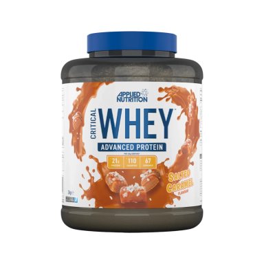 PROTEINA CRITICAL WHEY 2KG 67 SV SALTED CARAMEL - APPLIED NUTRITION - 1