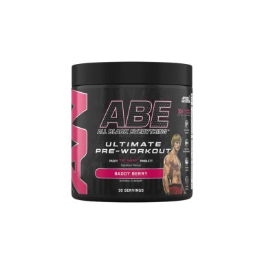 PRE ENTRENO ABE ULTIMATE 200MG CAFEINA 30 SV BADDY BERRY - APPLIED NUTRITION - 1