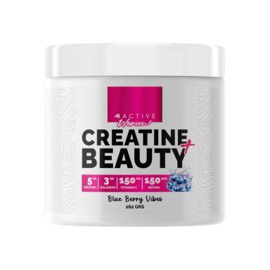 CREATINA BEAUTY 282GRS BLUEBERRY VIBES- 4ACTIVE WOMEN - 1