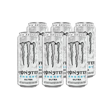 PACK X6 ENERGETICA ULTRA SIN AZUCAR 473ML - MONSTER ENERGY - 1