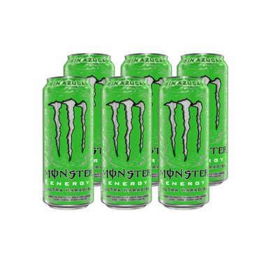 PACK X6 ENERGETICA ULTRA PARADISE SIN AZUCAR 473ML - MONSTER ENERGY - 1