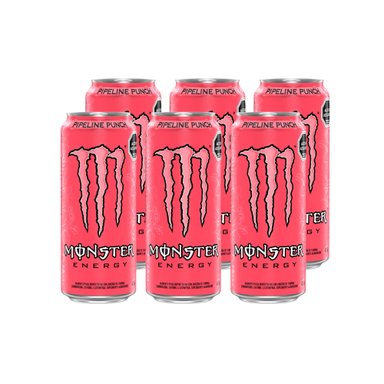 PACK X6 ENERGETICA PIPELINE PUNCH 473ML - MONSTER ENERGY - 1
