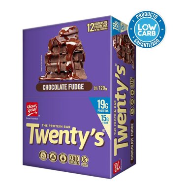 BOX DE 12 BARRAS TWENTYS CHOCOLATE FUDGE - YOUR GOAL - 1