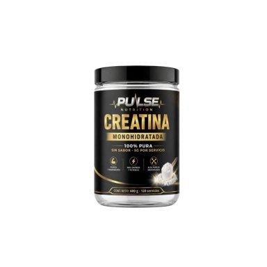 CREATINA MONOHIDRATADA 600GR SIN SABOR - PULSE NUTRITION - 1