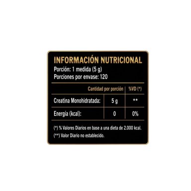 CREATINA MONOHIDRATADA 600GR SIN SABOR - PULSE NUTRITION - 2