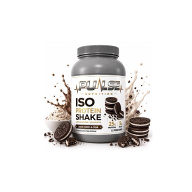 PROTEINA ISO SHAKE 2.2LB 33 SERVICIOS COOKIES AND CREAM - PULSE NUTRITION - 1