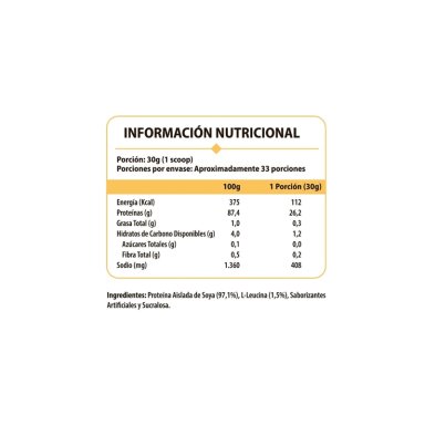 PROTEINA ISO SHAKE 2.2LB 33 SERVICIOS FRUTILLA CHOCOLATE BLANCO - PULSE NUTRITION - 2