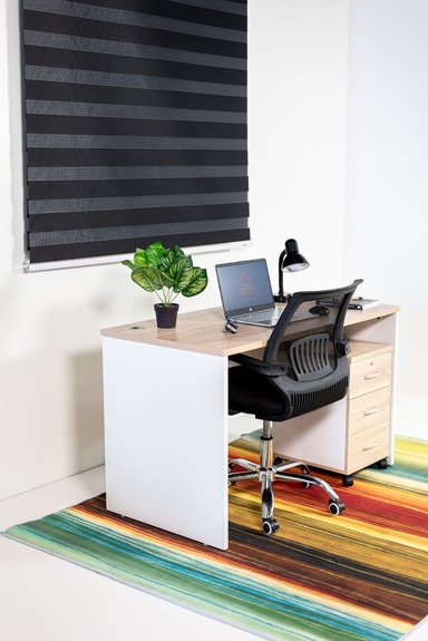 ESCRITORIO DE OFICINA CON CAJONERA VARADERO 120X60 CM - 6