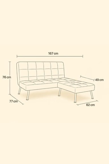 SILLON SOFA CAMA SECCIONAL MADRID - 5