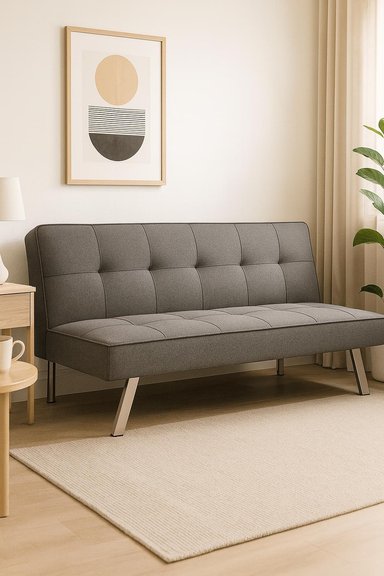 FUTON SOFA CAMA GRECIA GRIS - 1