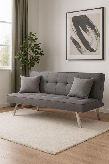 FUTON SOFA CAMA GRECIA GRIS - 2