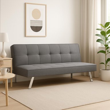 FUTON SOFA CAMA GRECIA GRIS - 6