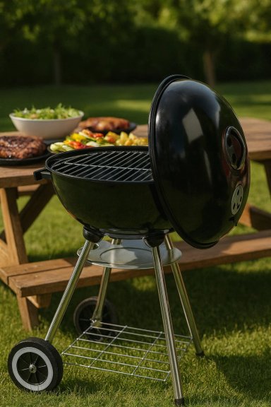 PARRILLA A CARBON ENCINA CON RUEDAS - 2