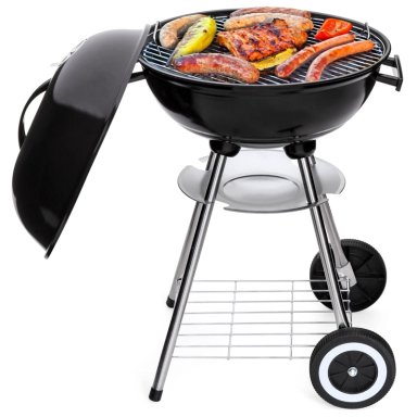 PARRILLA A CARBON ENCINA CON RUEDAS - 8