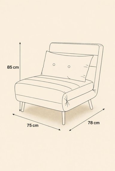 SILLON SOFA CAMA PLEGABLE LIBANO - 8
