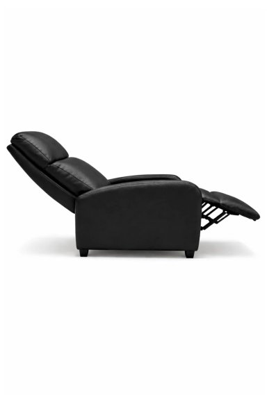 SILLON RECLINABLE BERGER HOLANDA PU NEGRO - 4