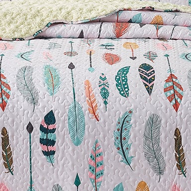 QUILT SHERPA PLUMAS 2 PLAZAS ESTAMPADO - 4