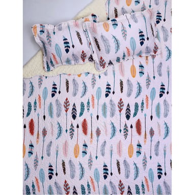 QUILT SHERPA PLUMAS 2 PLAZAS ESTAMPADO - 5
