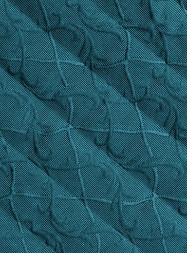 PIECERA CON FUNDAS BARROCO TURQUESA REVERSIBLE - 2