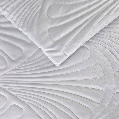 QUILT LISO VELVET PARIS GRIS PERLA SUPERKING - 3