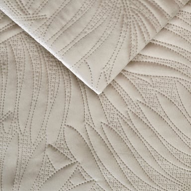 QUILT LISO VELVET IBIZA CRUDO KING - 2