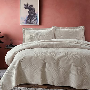 QUILT LISO VELVET IBIZA CRUDO KING - 5