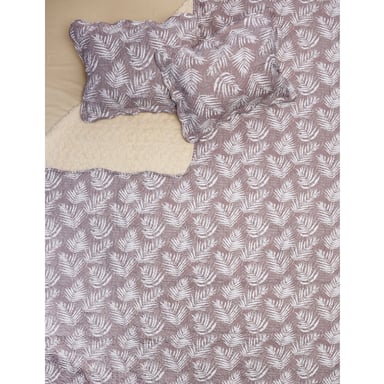 QUILT SHERPA SUPERKING HELECHOS CRUDO ESTAMPADO - 4