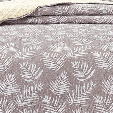 QUILT SHERPA SUPERKING HELECHOS CRUDO ESTAMPADO - 5