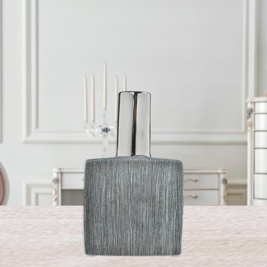 JARRON DECORATIVO ALHAMBRA RECTO SILVER | GRIS_KENIA - 2