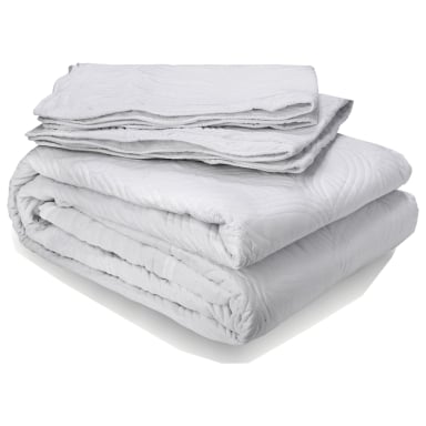 QUILT BORDADO BLANCO VERSAILLES LISO 2 PLAZAS - 2