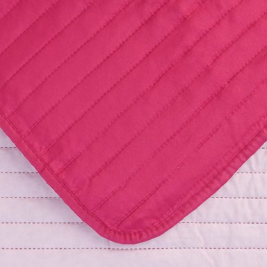 COBERTOR CALIFORNIA MAGENTA BICOLOR REVERSIBLE SIN FUNDA 1 PLAZA - 2