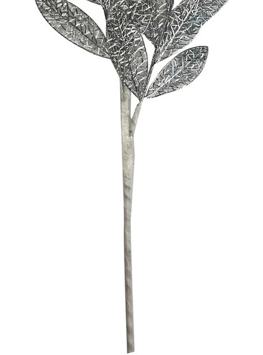 SET 4 RAMAS NAVIDEÑAS SILVER 79 CMS. - 2