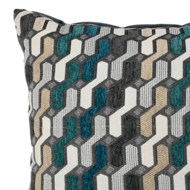 COJÍN MALLORCA DECORATIVO CHENILLE CHICAGO 45 X 45 CM MULTICOLOR - 3