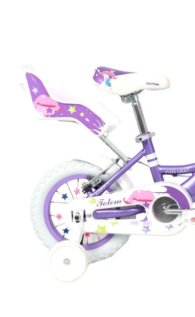 BICICLETA TOTEM MORADO NIÑA ARO 12 MISS LILLY COLOR - 3