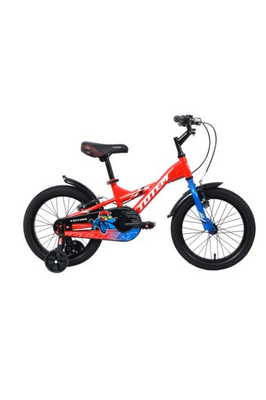 BICICLETA TOTEM NIÑO ARO 16 ROCK-X COLOR ROJO - 1