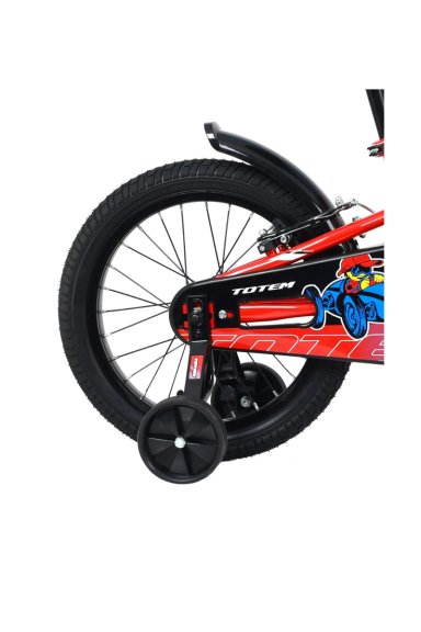 BICICLETA TOTEM NIÑO ARO 16 ROCK-X COLOR ROJO - 2