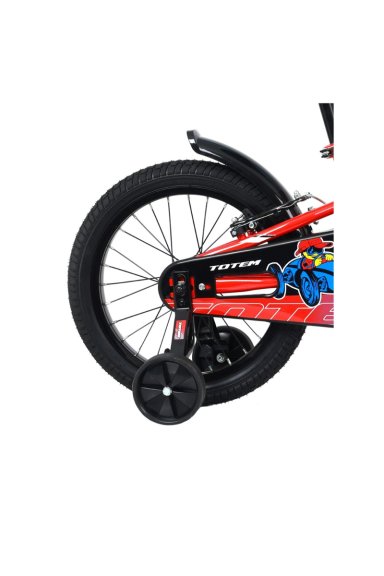 BICICLETA TOTEM NIÑO ARO 16 ROCK-X COLOR ROJO - 4