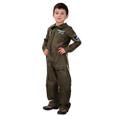 DISFRAZ COSPLAY PILOTO TOP GUN INFANTIL - 1