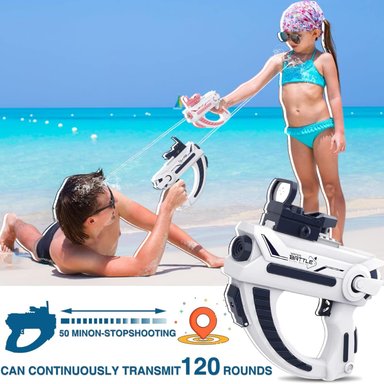 PISTOLA DE AGUA PREMIUM CON MIRA ELECTRICA - 4
