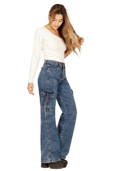 JEANS ALGODÓN MUJER DIVINO JEANS AZUL AMANDA I - 1