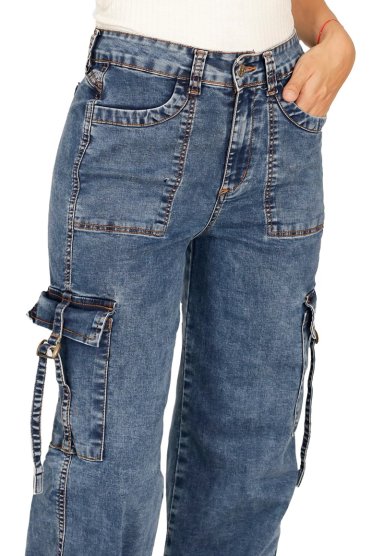 JEANS ALGODÓN MUJER DIVINO JEANS AZUL AMANDA I - 3