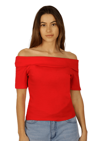POLERA KIARA III ROJO DIVINO JEANS - 1