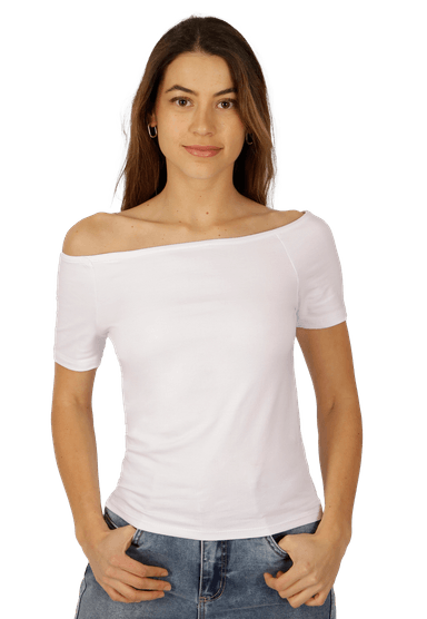 POLERA SARA II BLANCA DIVINO JEANS - 1